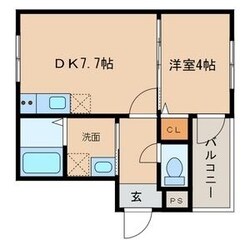 六番町駅 徒歩5分 1階の物件間取画像